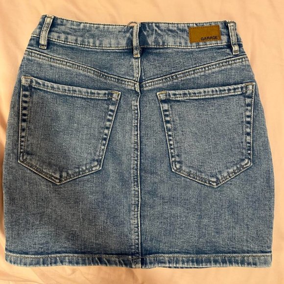Like New - Garage Denim Mini Skirt - Picture 2 of 4
